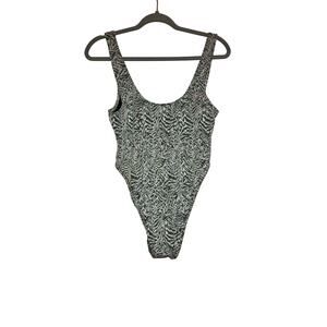 NWT Fashion Nova cabana shade one-piece swimsuit size large